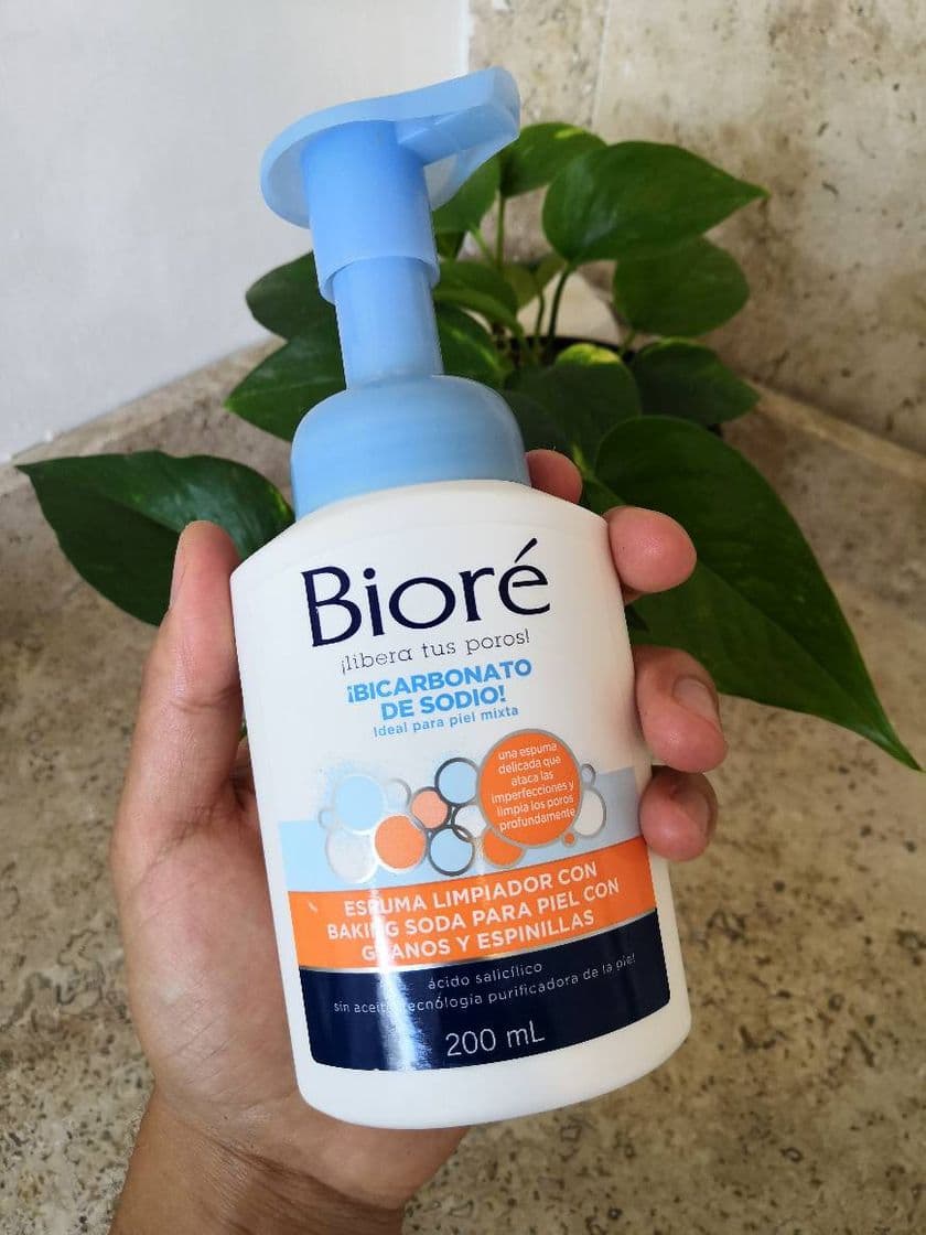 Beauty bioré bicarbonato anti mancha limpieza espuma