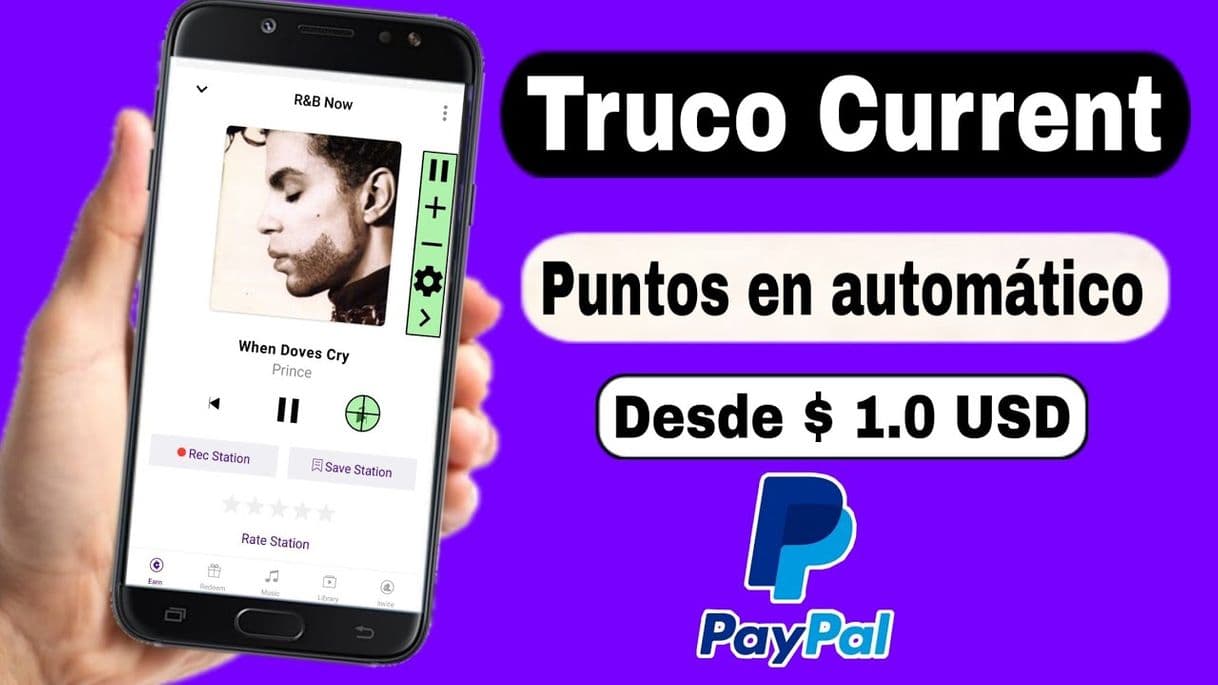 App Current dinero por musica