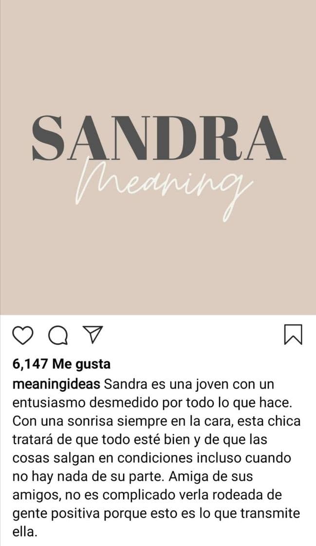 Fashion Quiere saber el significado de tu nombre? ⭐⭐⭐⭐⭐👌