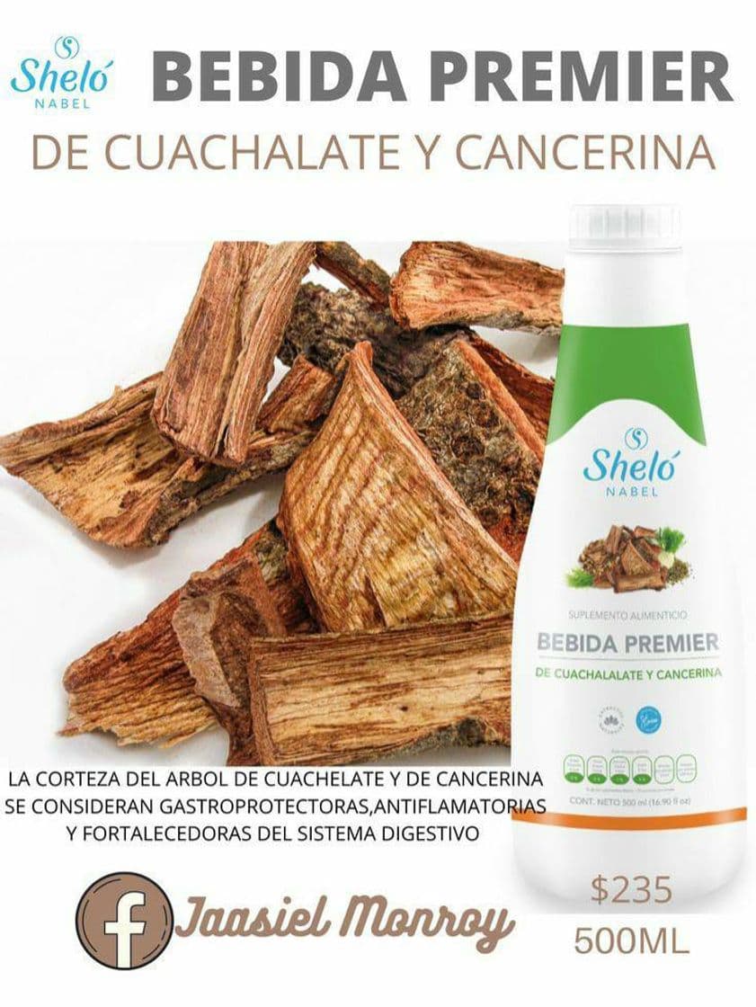 Moda Bebida Premier de Cuachalalate y Cancerina.