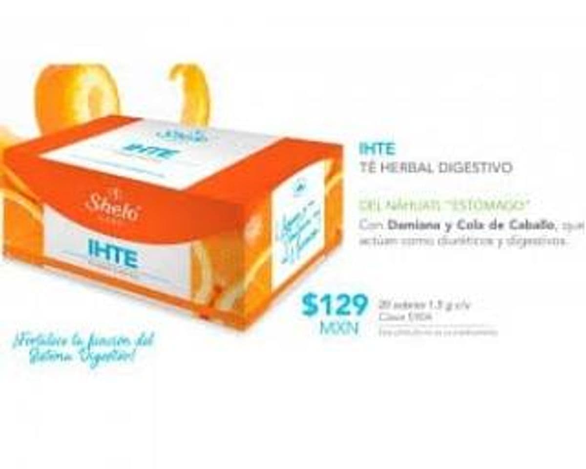 Moda IHTE- Té Herbal Digestivo 20 sobres 1.5 g  Clave S904 $129.