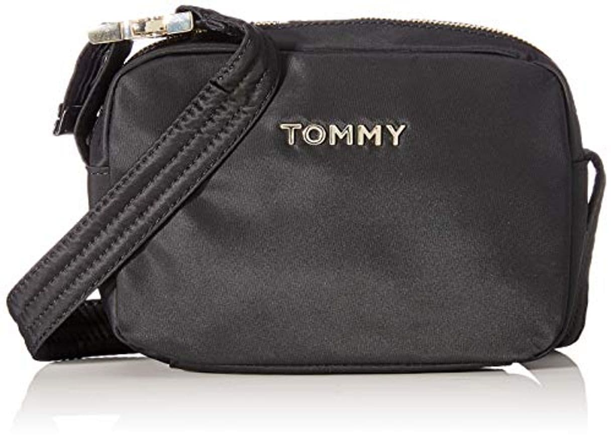 Moda Tommy Hilfiger - Th Nylon Camera Bag, Bolsos bandolera Mujer, Negro