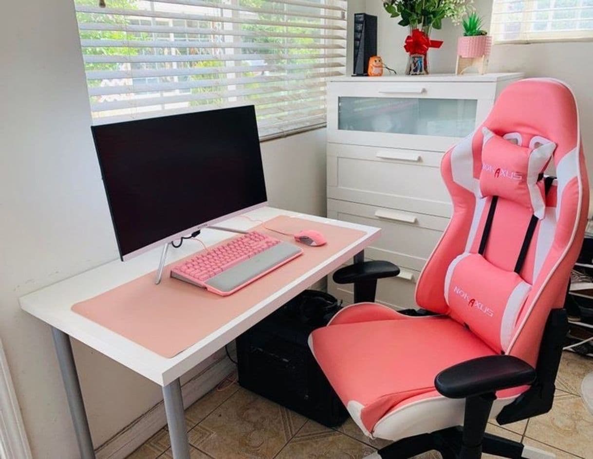 Videogames Silla gamer Rosa