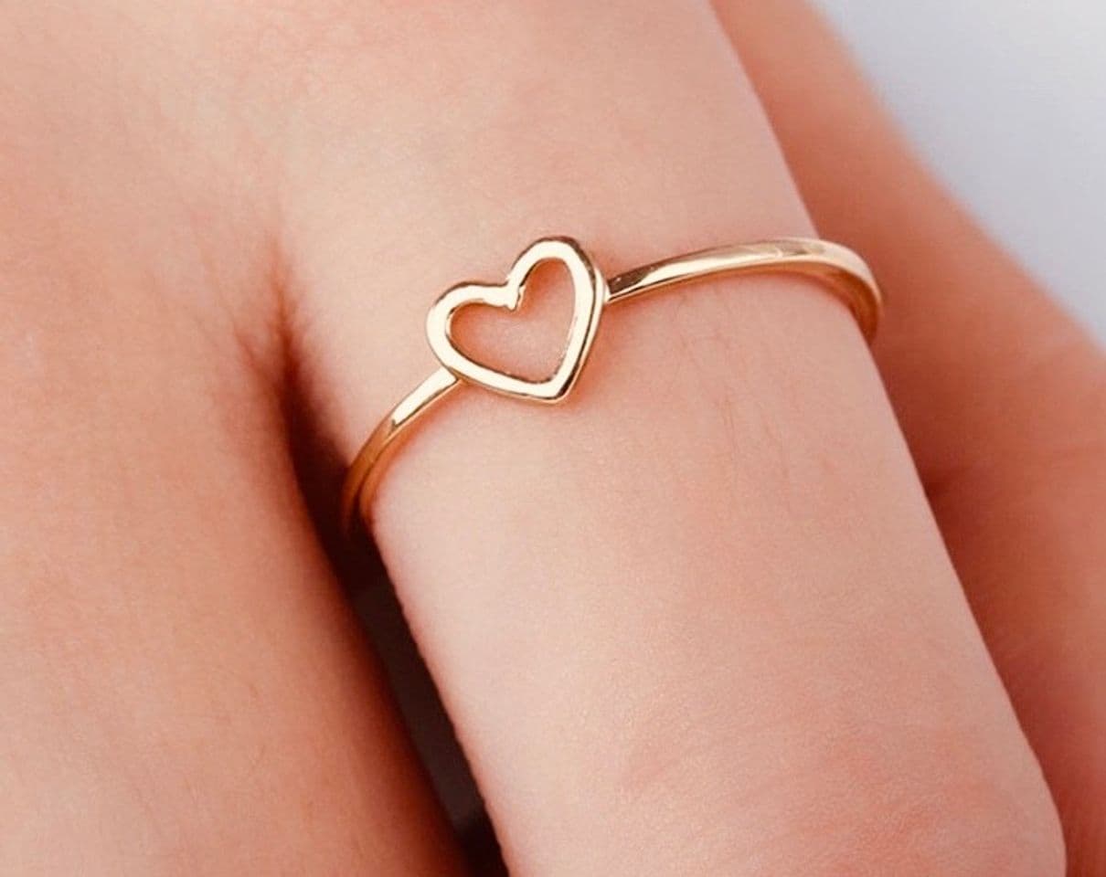 Fashion Golden heart ring