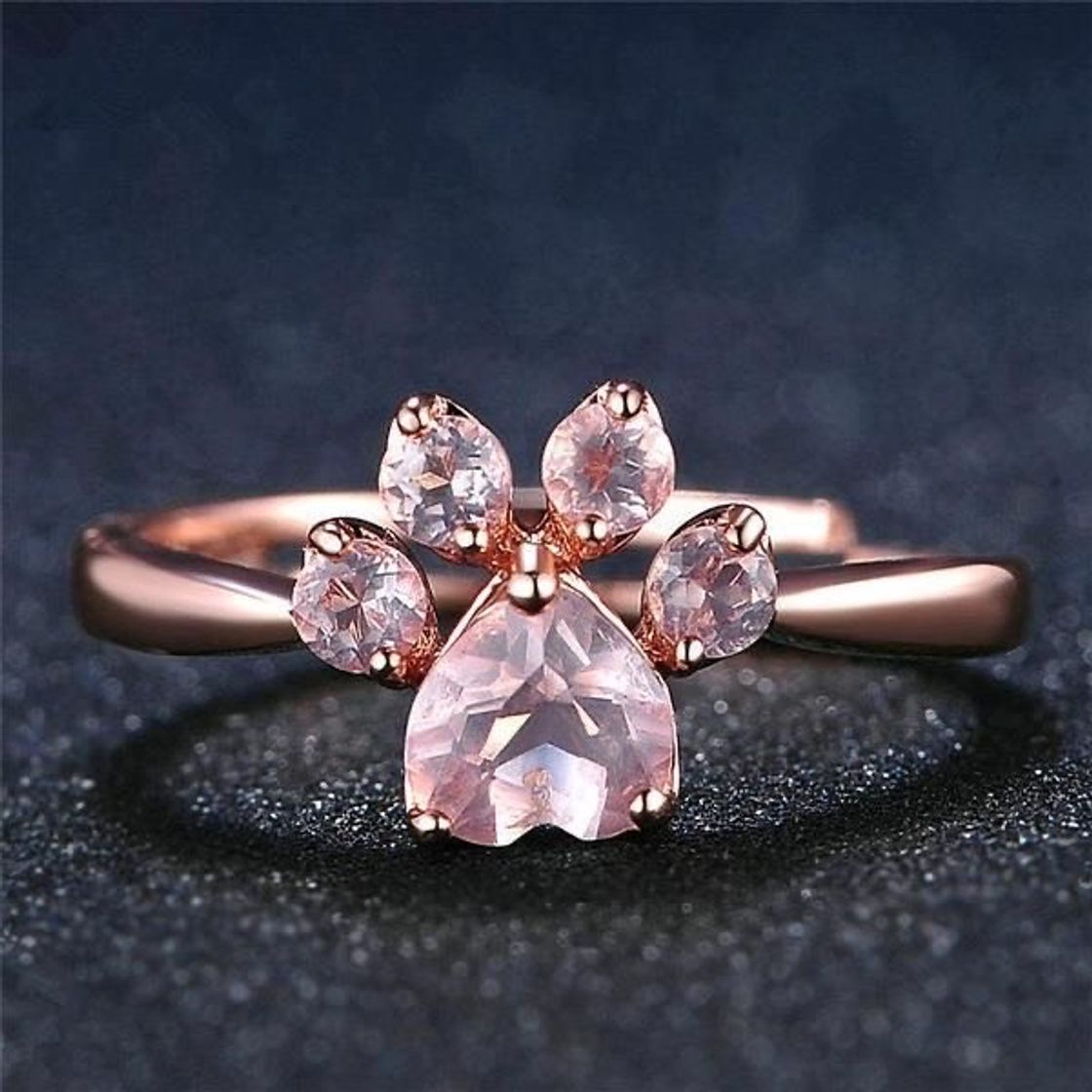 Product Rose quartz ring