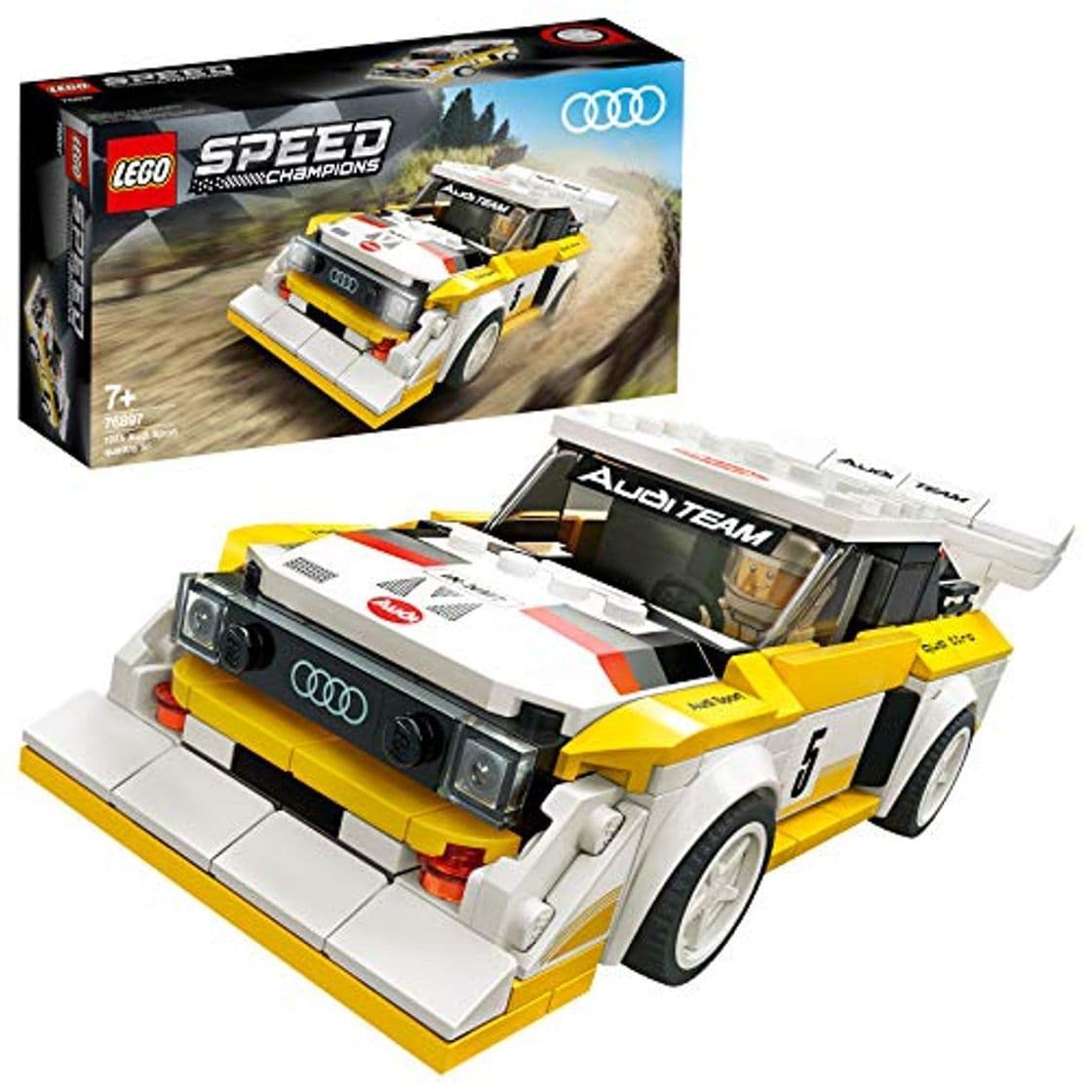 Producto LEGO Speed Champions - 1985 Audi Sport quattro S1, Juego de Construcción