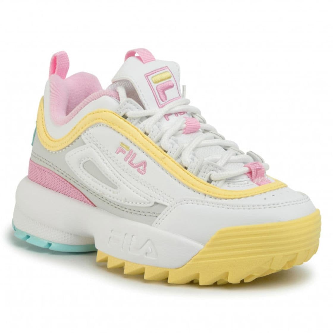 Product Zapatos de niña FILA Disruptor CB JR en Cuero Blanco 1010850