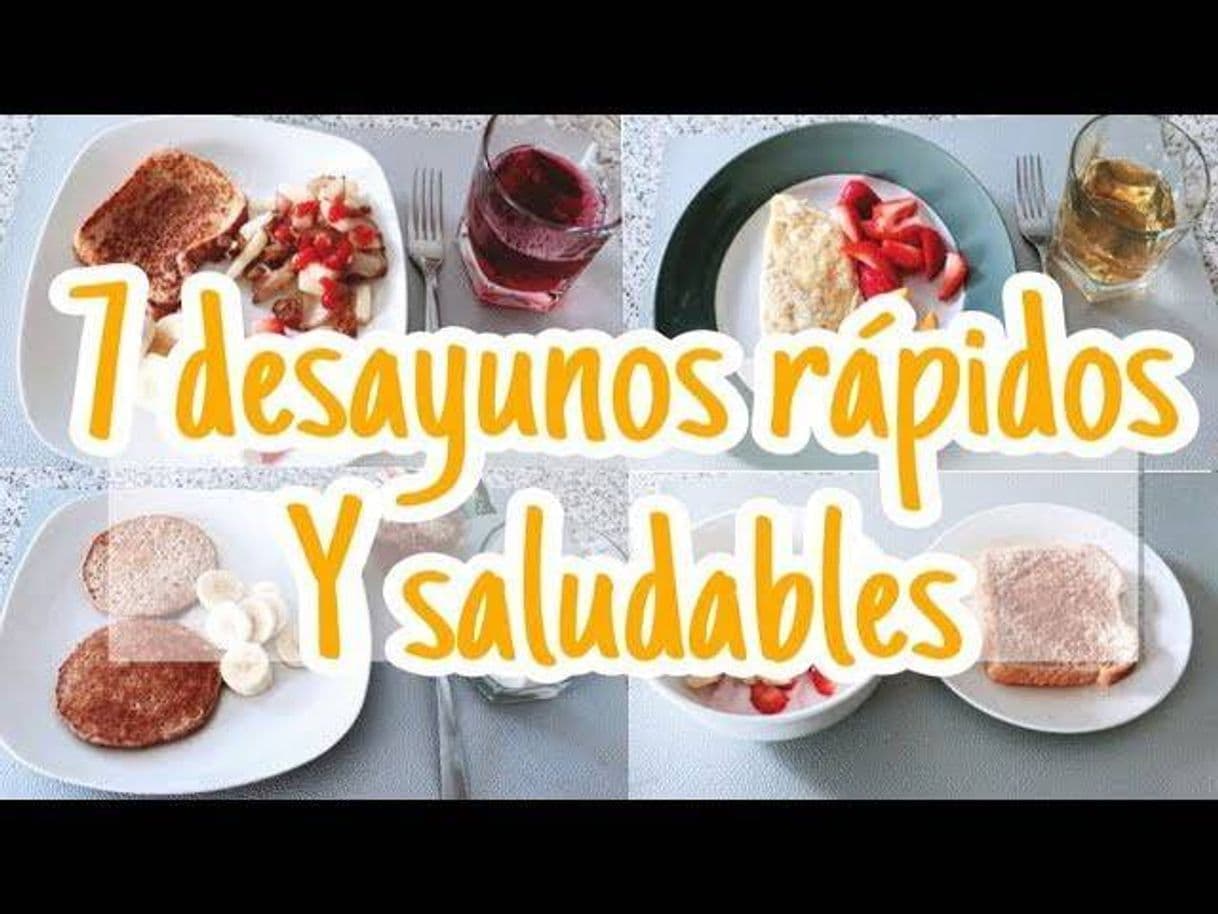 Moda MENÚ DE DESAYUNOS RÁPIDOS Y SALUDABLES PARA NIÑOS Y ADULTOS 