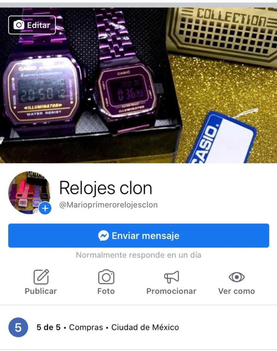 Moda Relojes clon 