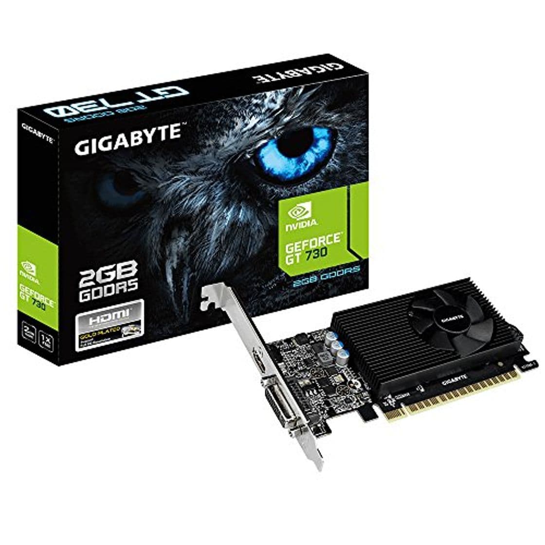 Electrónica GV-N730D5-2GL GeForce GT 730 2GB GDDR5 Tarjeta gráfica