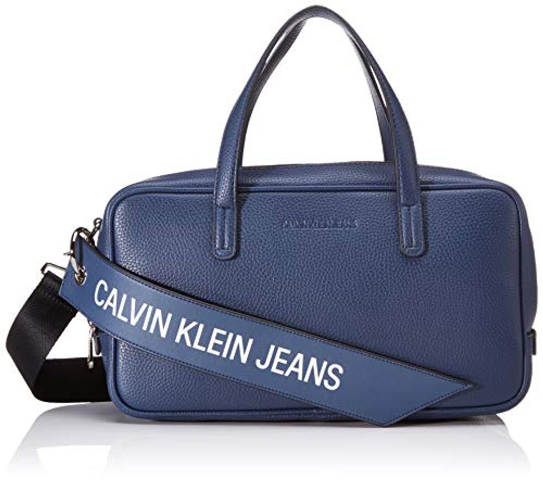 Moda Calvin Klein - Ckj Banner Medium Duffle, Bolsos maletín Mujer, Azul