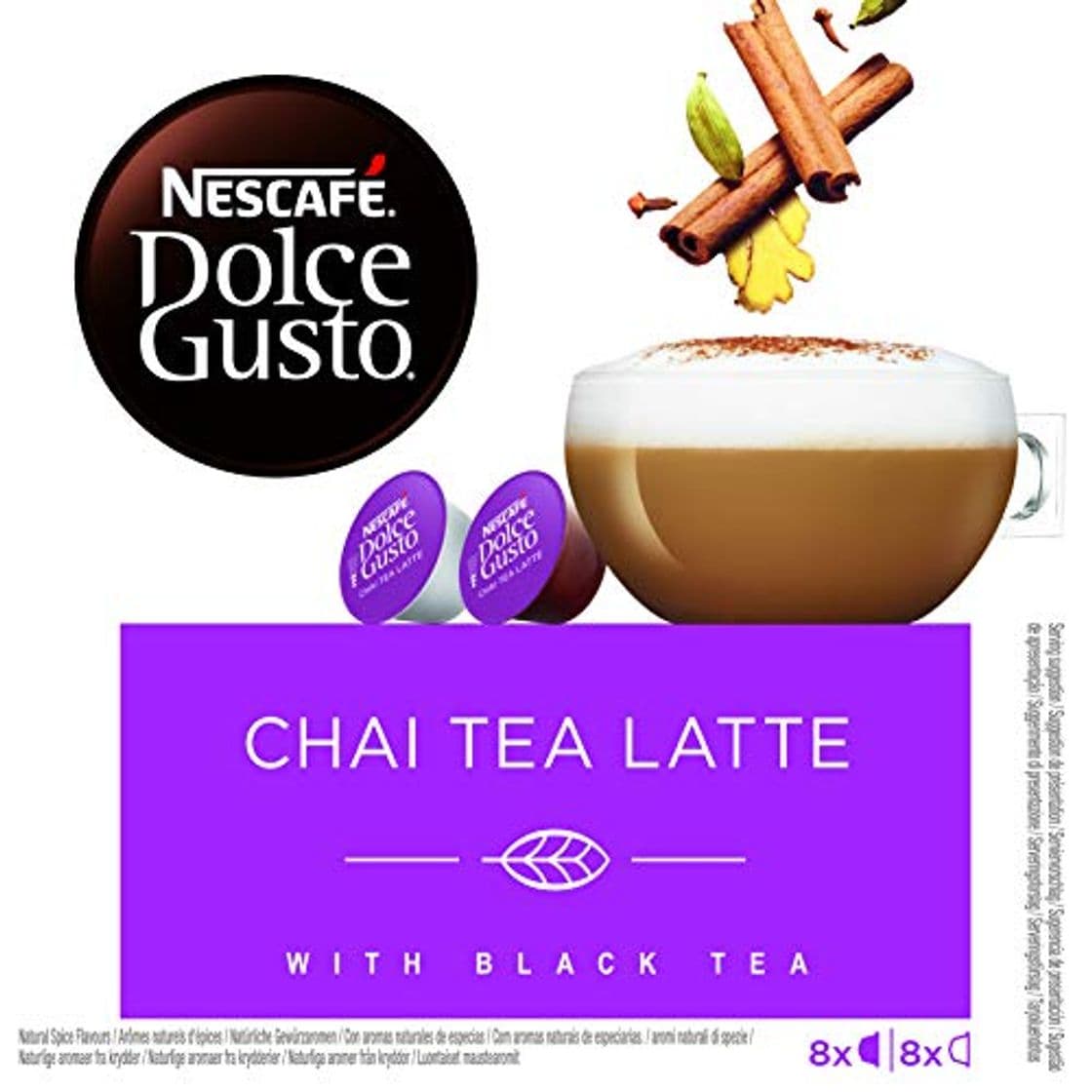 Product NESCAFÉ Dolce Gusto Chai Tea Latte, Pack de 3 x 16 Cápsulas