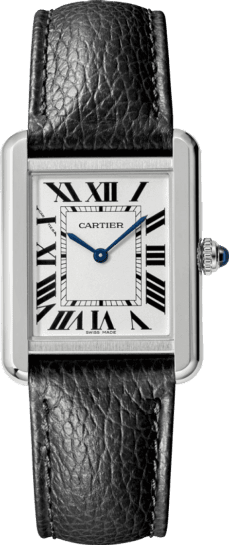 Fashion CRWSTA0030 - Tank Solo watch - Small model, steel, leather - Cartier