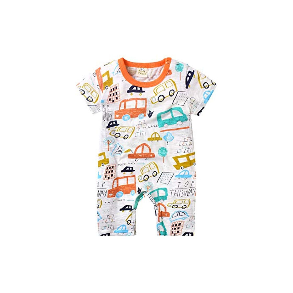 Fashion Ropa Bebe Niño Pijama Corto Mamelucos Verano Disfraz Coche Pelele Camiseta Mono