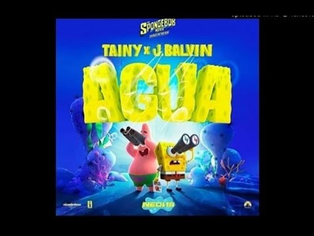 Fashion Tainy J Balvin -agua (music from "esponge on the run" movie/