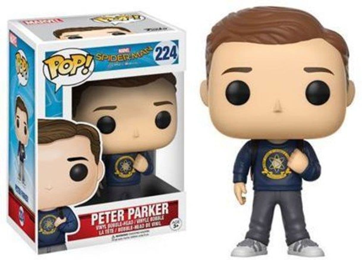 Juego Funko - Peter Parker figura de vinilo, colección de POP, seria Spider-Man