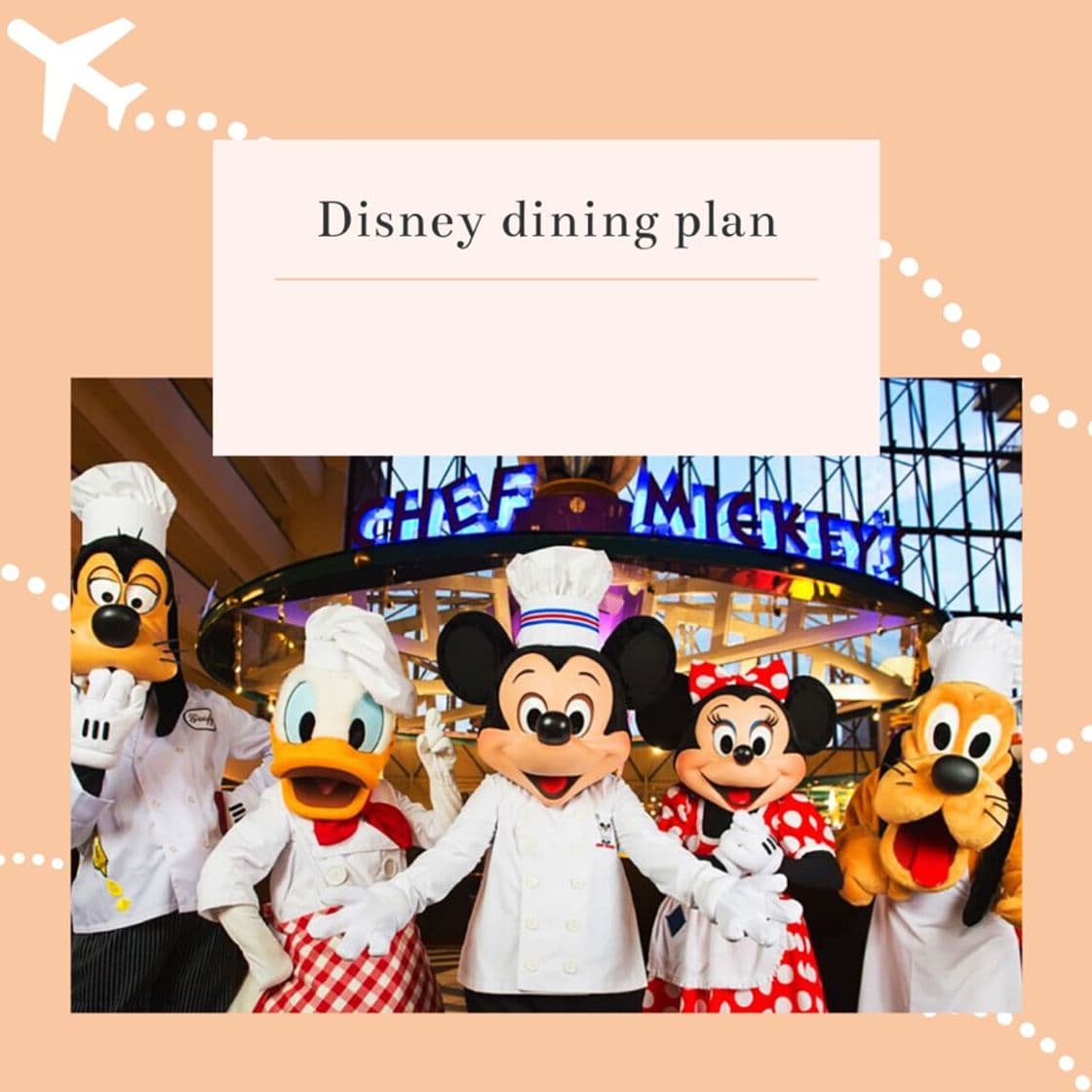 Restaurantes Disney Dining Plan 