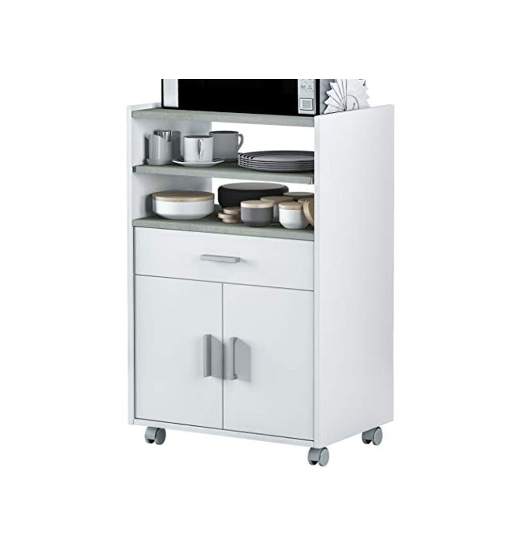 Producto Miroytengo Mueble microondas Plutón bufe Cocina aparador Estilo Moderno 59x40x92 cm