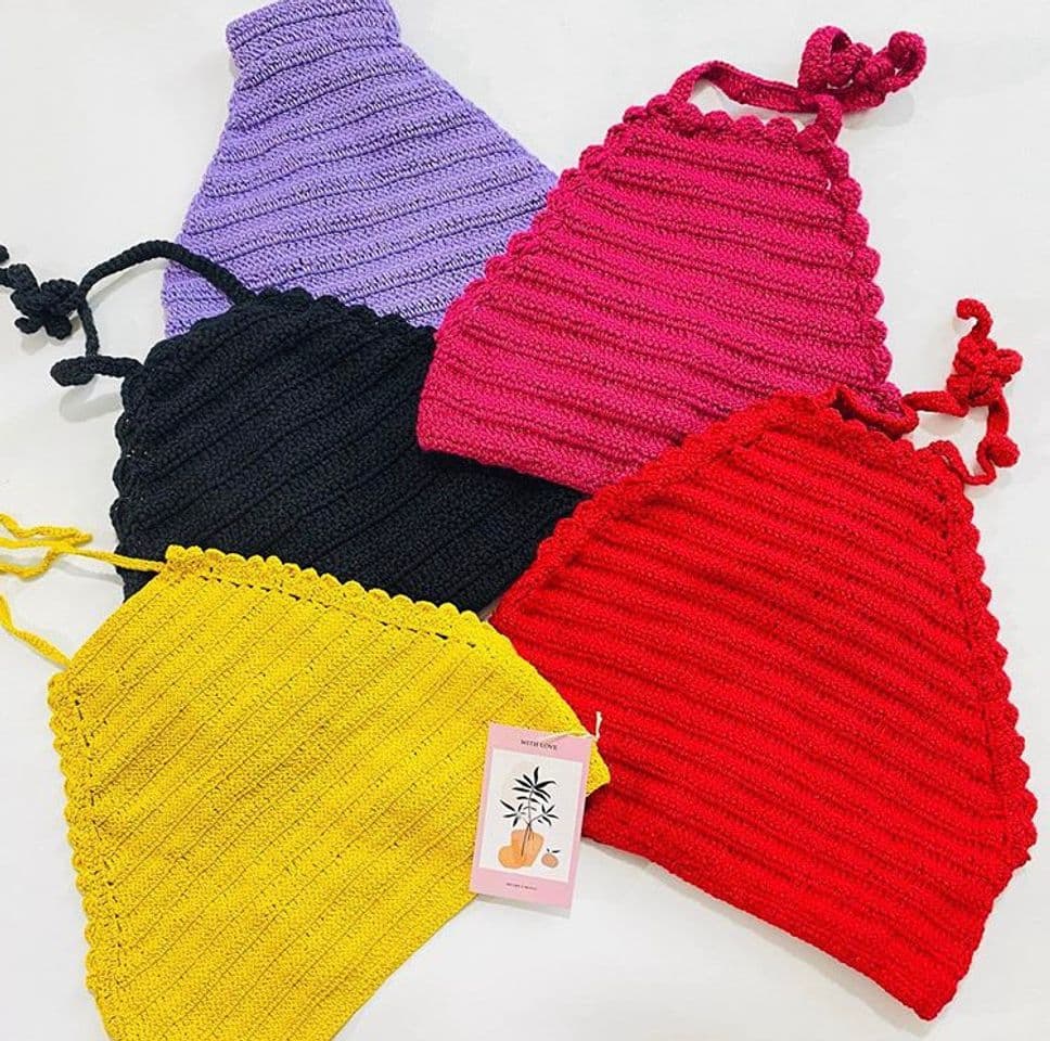 Moda Pide tus crops tejidos 🧶 están divinos 😍🍂