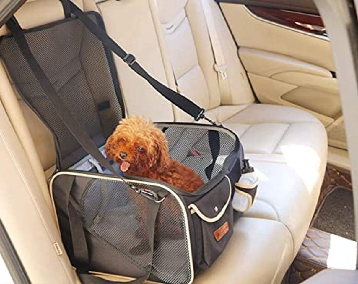 Product PETEMOO Asiento del Coche de Seguridad para Mascotas Perro Plegable Lavable Viaje