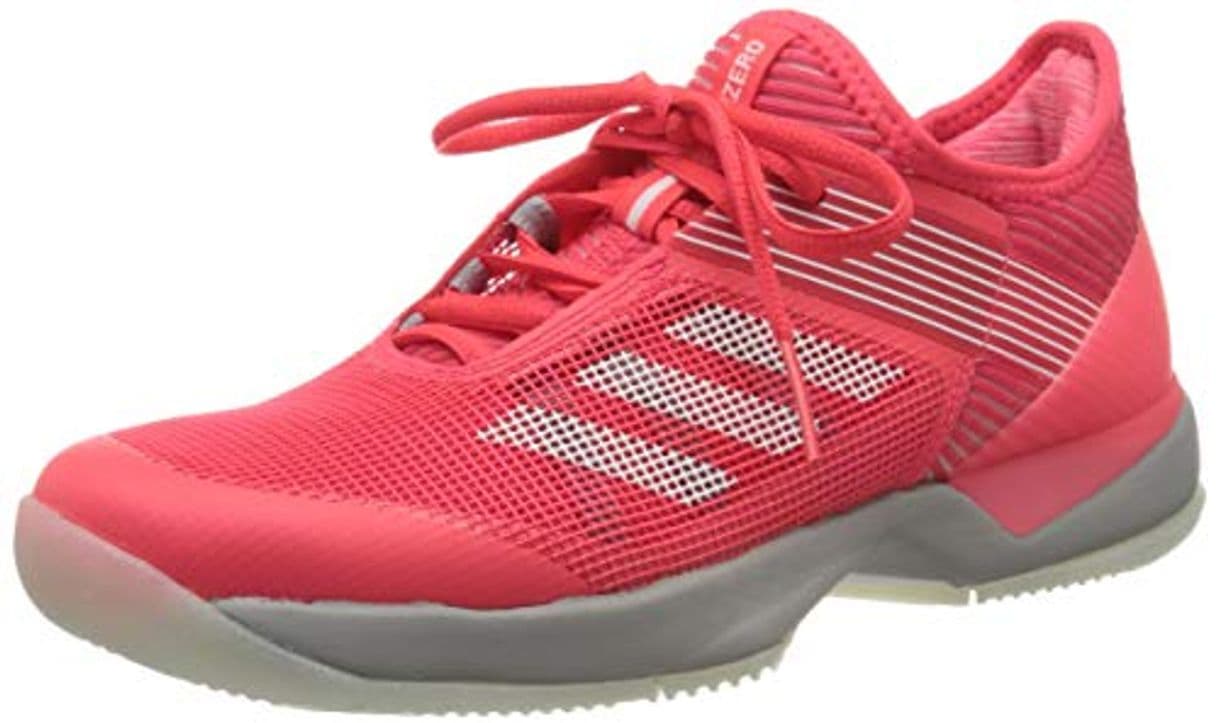 Moda adidas Adizero Ubersonic 3 Allcourtschuh Damen-Koralle, Grau, Zapatillas de Tenis para Mujer,