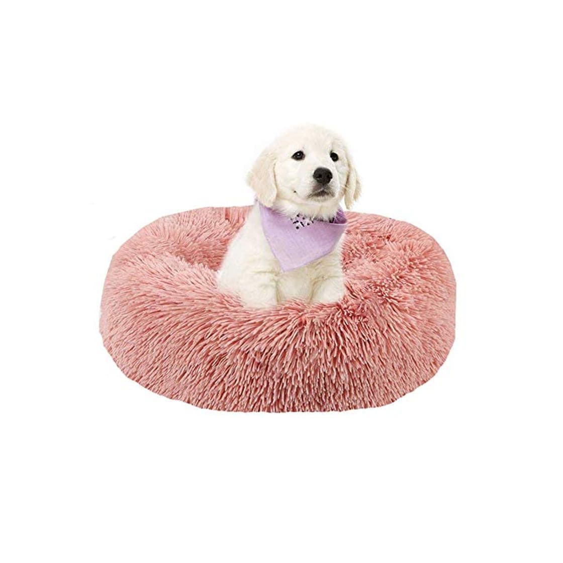 Producto BVAGSS Cama de Felpa Deluxe Plush Redonda de Pelo Nido de Donut