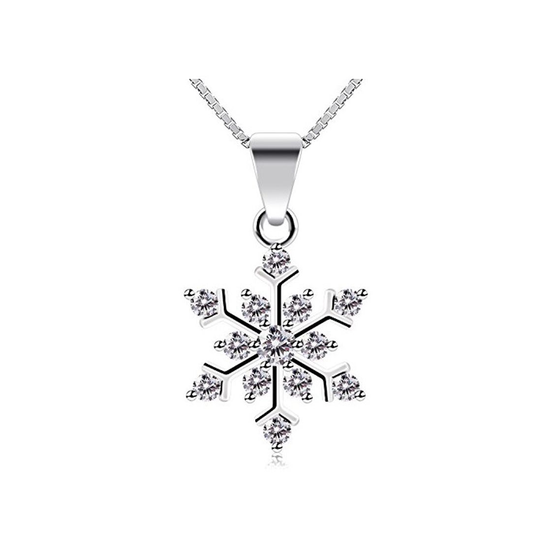 Producto B.Catcher Collar Mujer 925 Plata de Ley Copo de Nieve ''La Reina