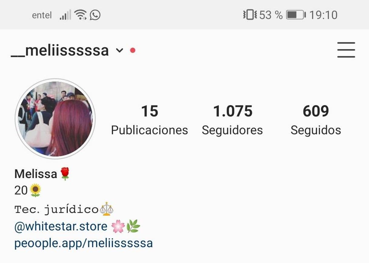 App Instagram personal 