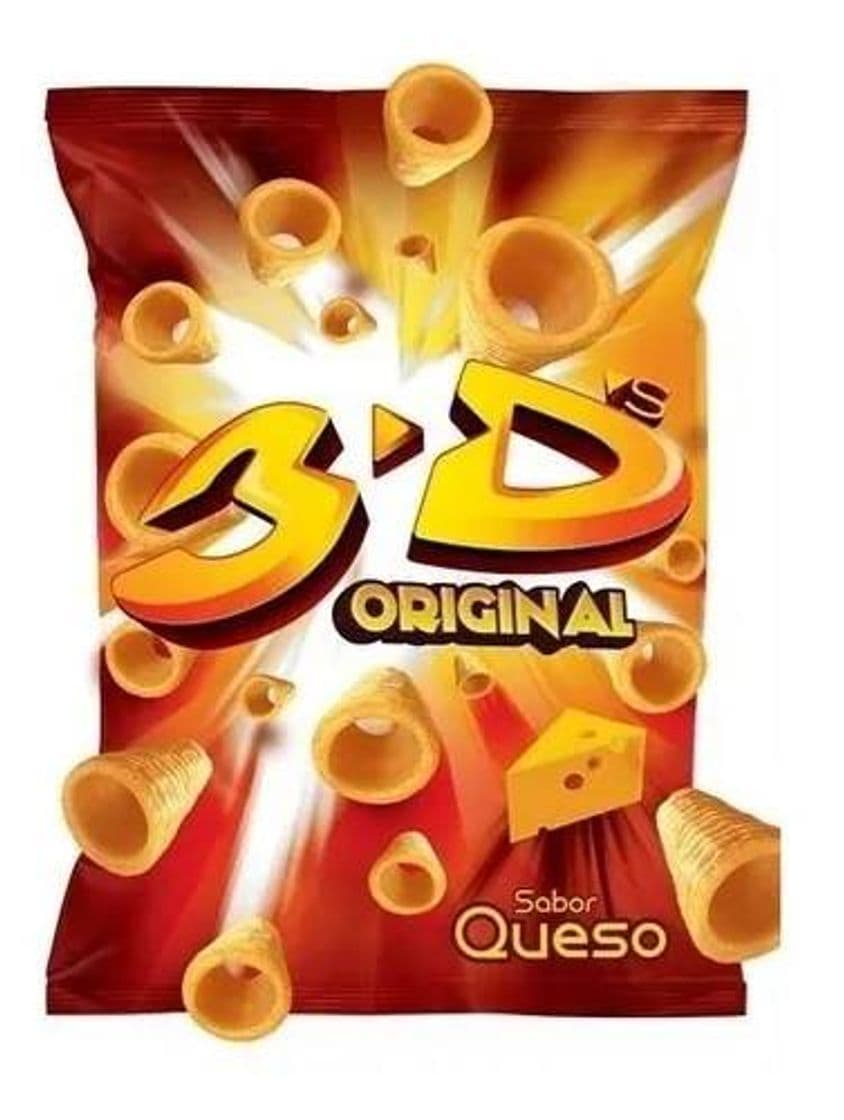 Moda 3D's Snacks Sabor Queso