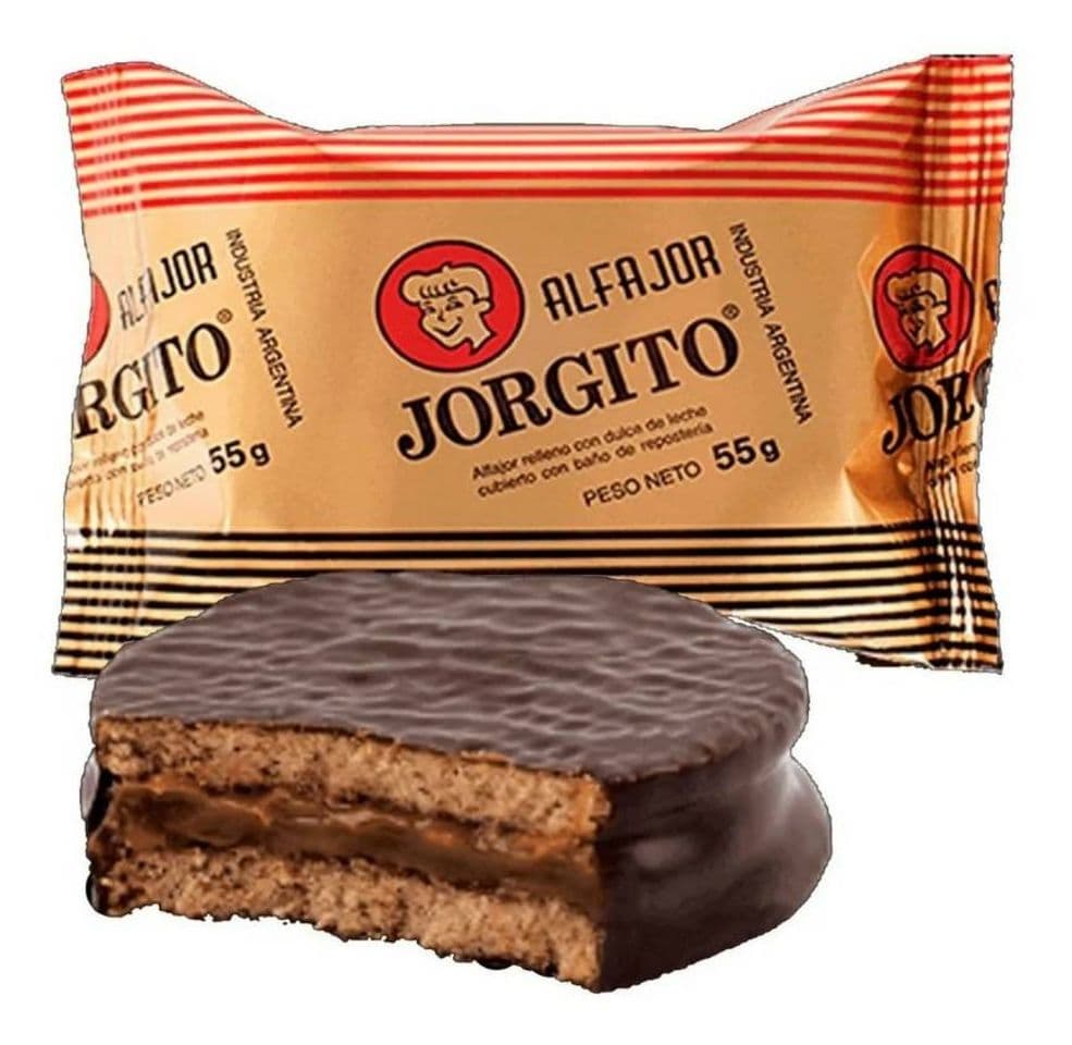 Moda Alfajor Jorgito Sabor Chocolate y Dulce de Leche