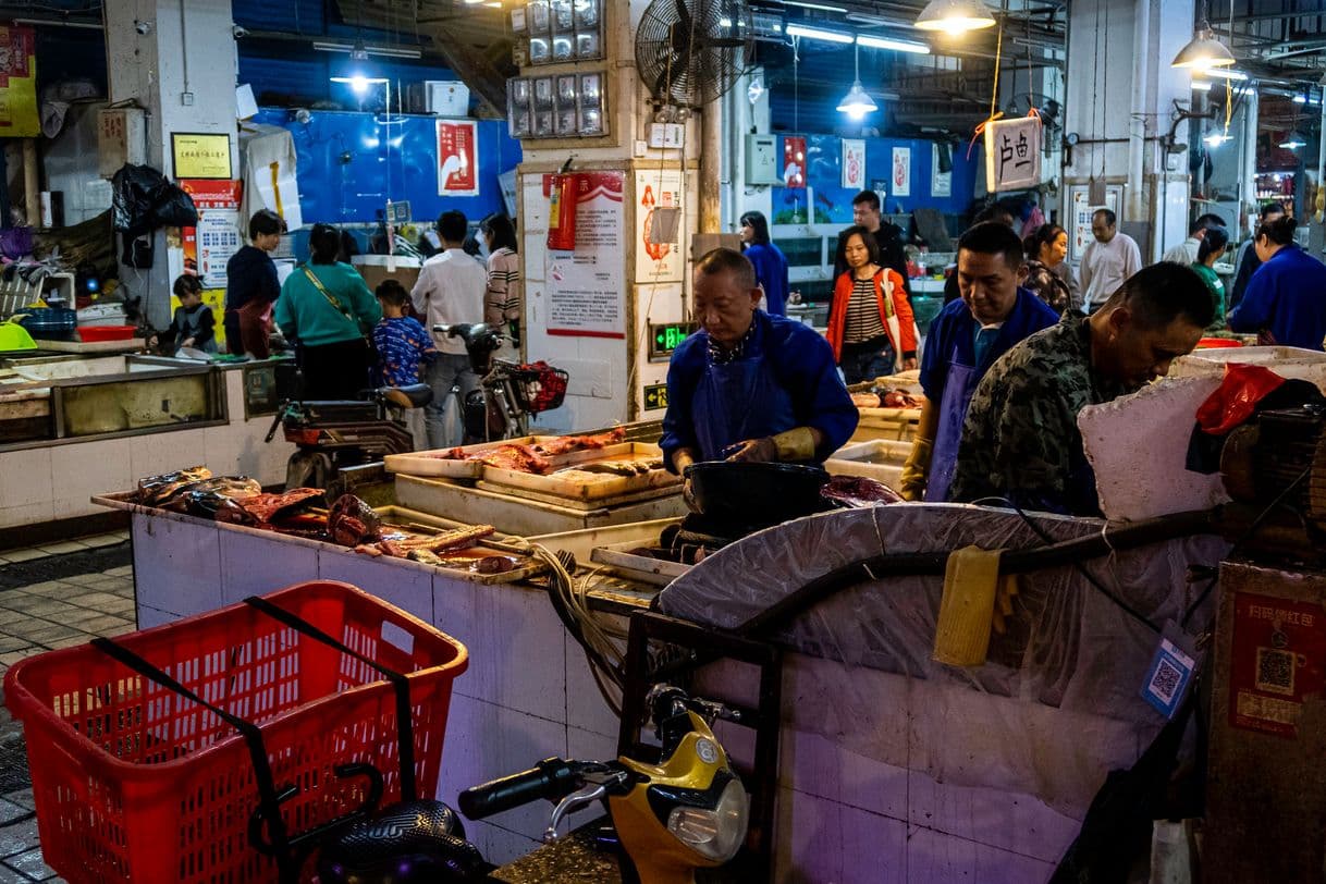 Restaurants Wuhan South China Seafood Wholesale Market