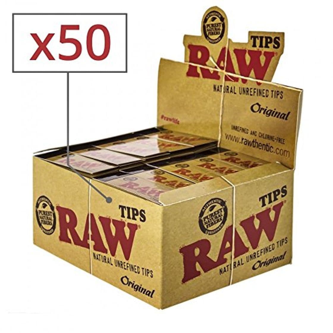 Product RAW Filtros de cartón x50