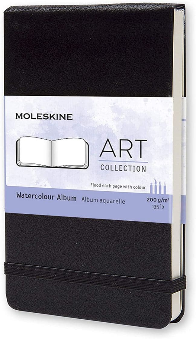 Producto Moleskine - Cuaderno de Acuarela Adecuado para Lápices y Pinturas de Acuarela