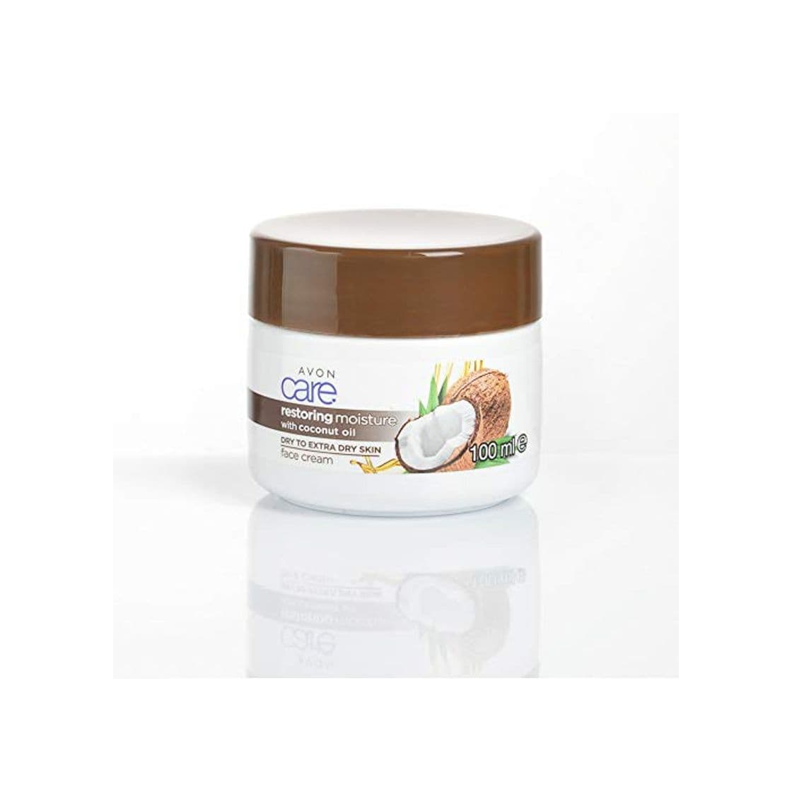 Beauty Avon Care que restaura la crema facial humectante con aceite de coco