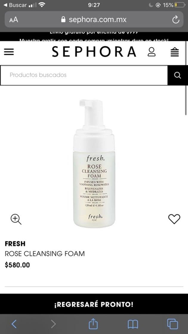 Product Compre Fresh ROSE CLEANSING FOAM