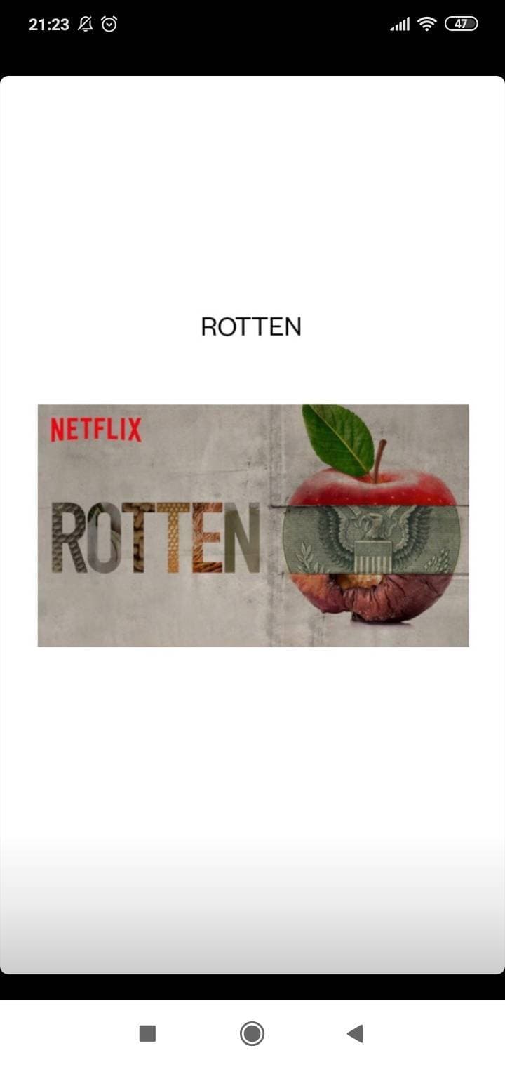 Película Rotten