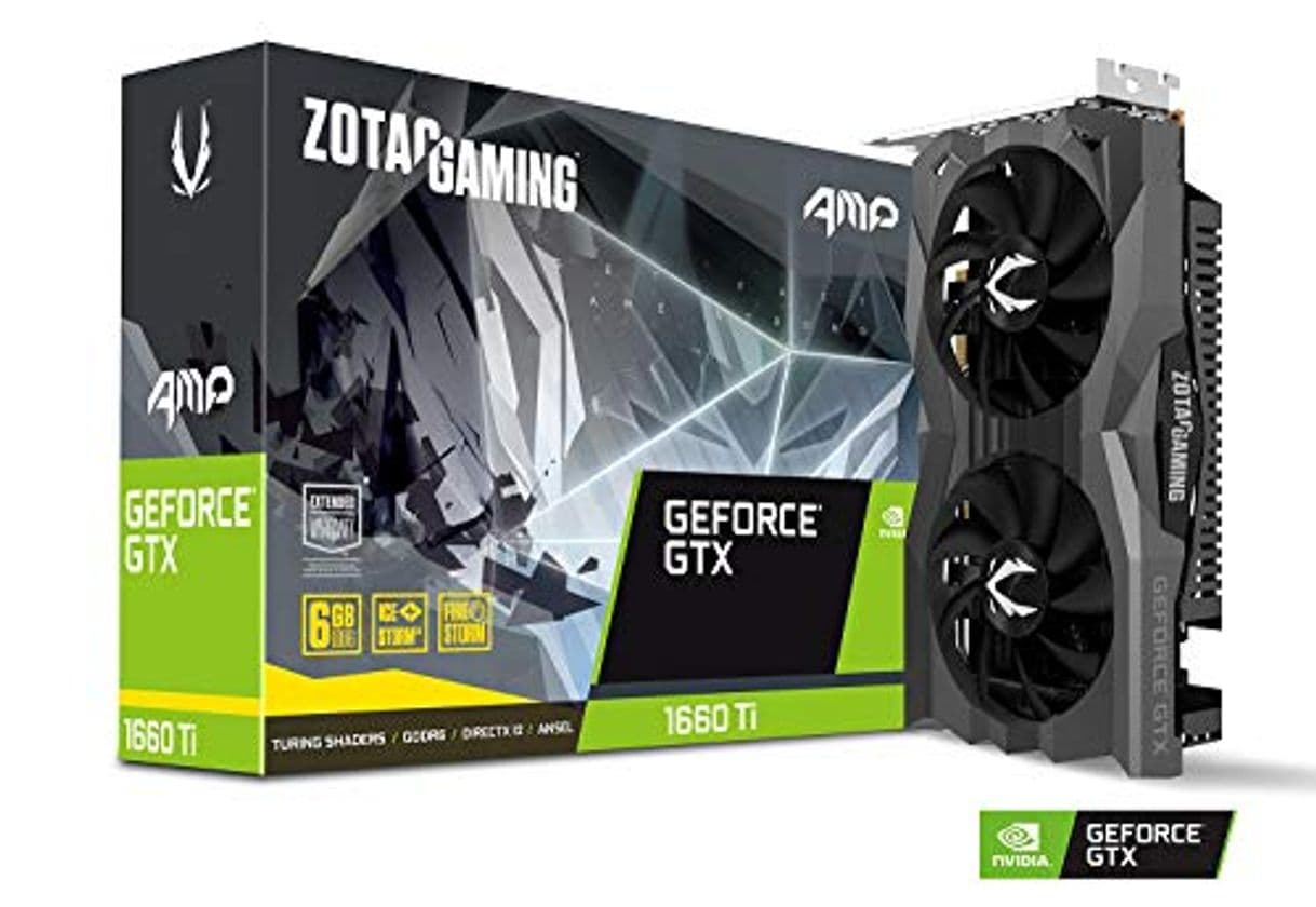 Producto VGA ZOTAC GTX 1660TI AMP! Edition,NV,GTX1660TI,GDDR6,6GB,192BIT,HDMI