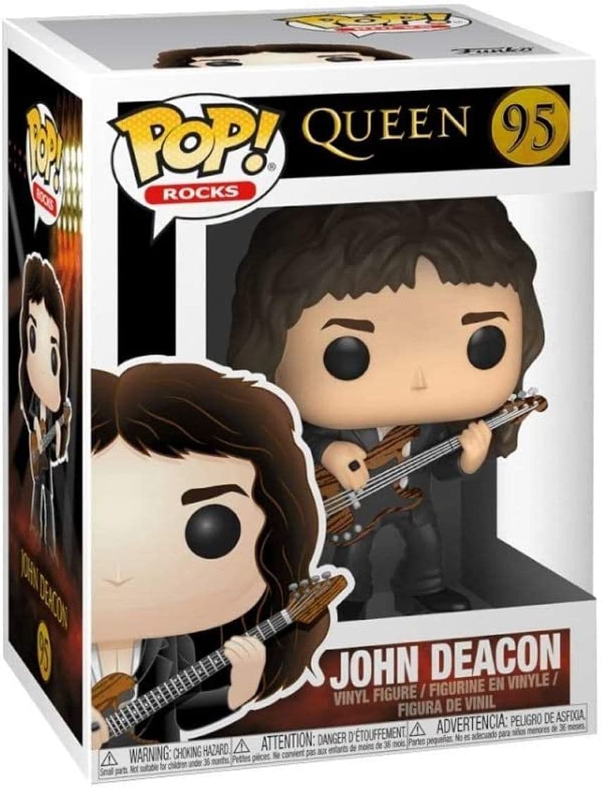 Juego Funko Pop Vinyl: Rocks: Queen: John Deacon Figura de Vinilo Multicolor