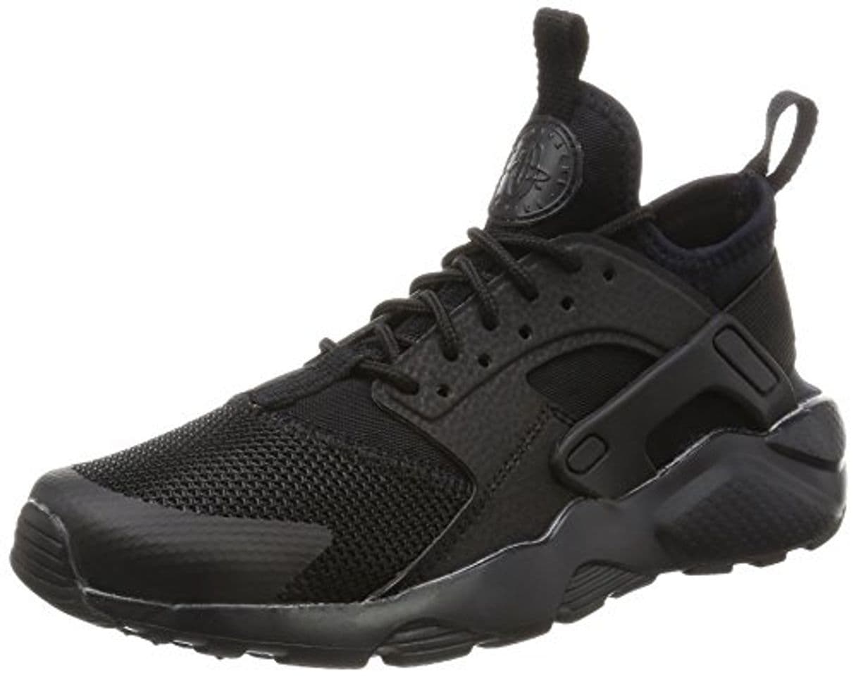 Moda Nike Air Huarache Run Ultra GS, Zapatillas para Niños, Negro