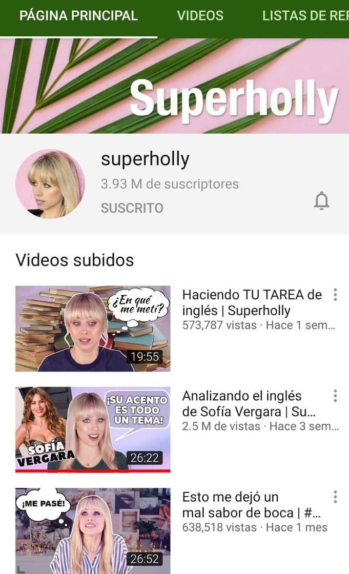 Fashion Canales de YouTube