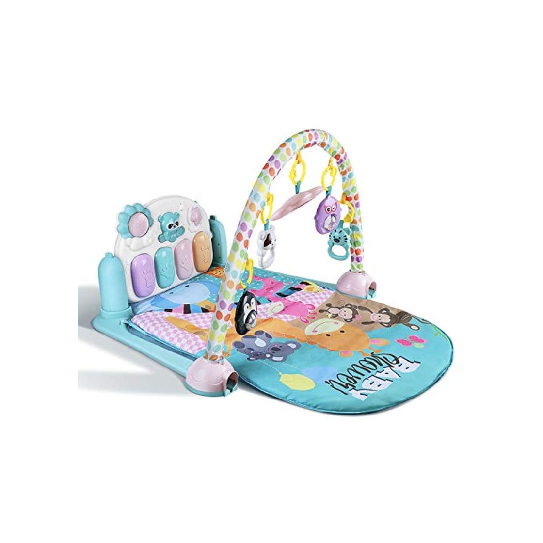 Producto YISSVIC Gimnasio Piano Pataditas Manta de Juego para Bebé Gimnasio Musical Animalitos