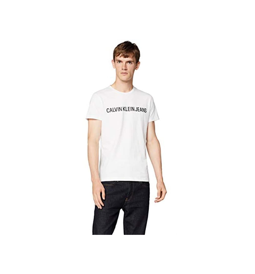 Fashion Calvin Klein Core Institutional Logo Slim tee Camiseta, Blanco