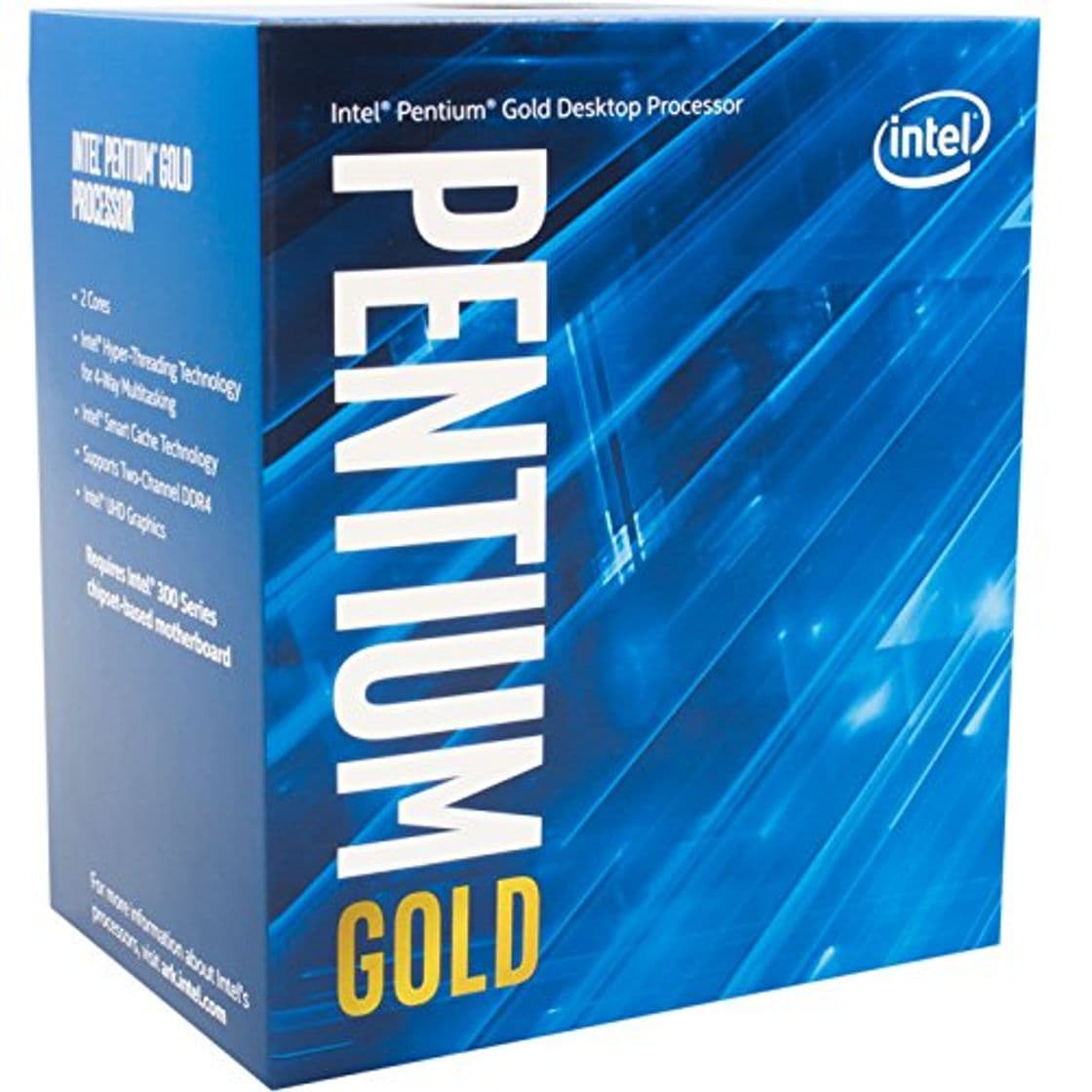 Electrónica Pentium Gold G5400 3.7GHz 4MB Caja procesador