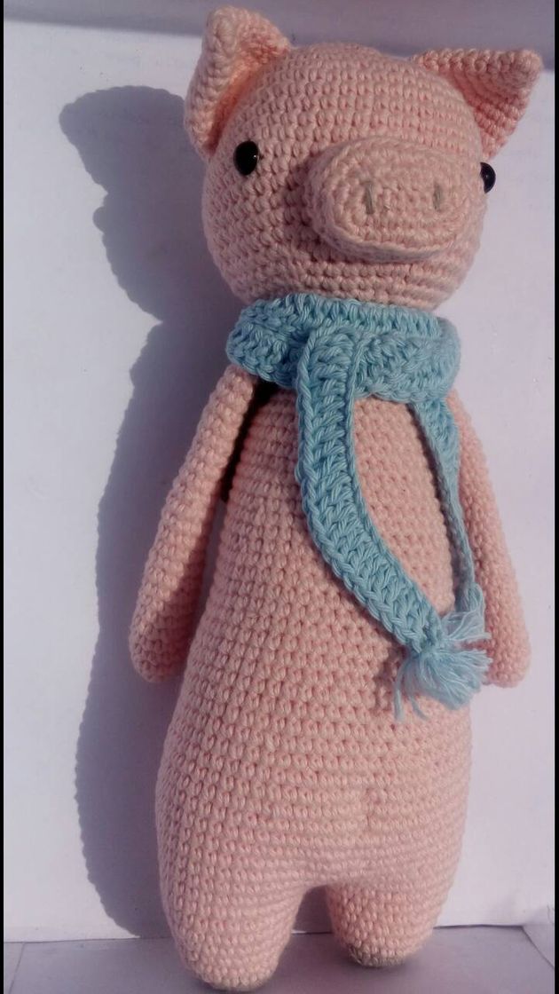 Fashion Amigurumi A Crochet Cerdito A Mano