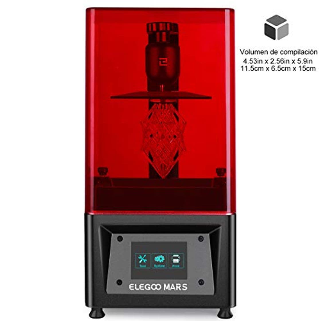 Product ELEGOO MARS Impresora 3D UV Fotocurado con 3.5" Pantalla Táctil Inteligente de