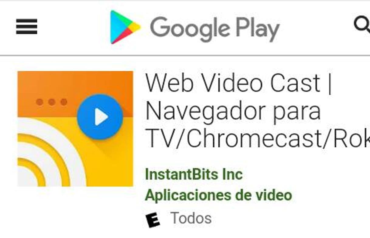 App Web video caster