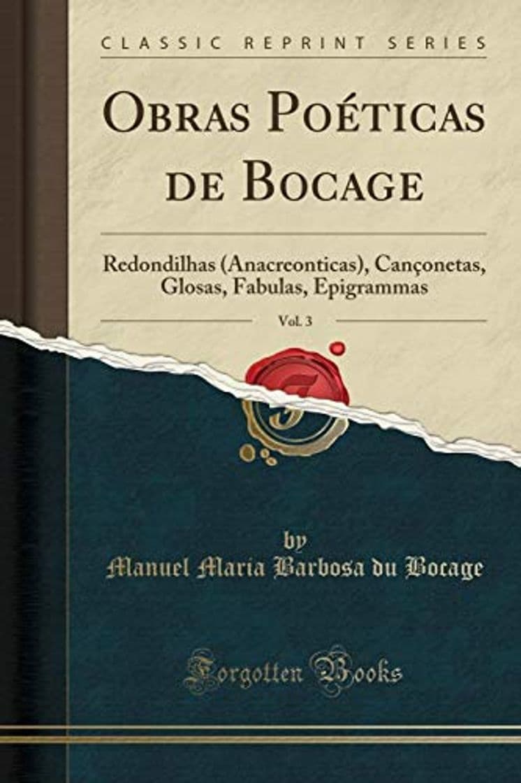 Book Obras Poéticas de Bocage, Vol. 3: Redondilhas