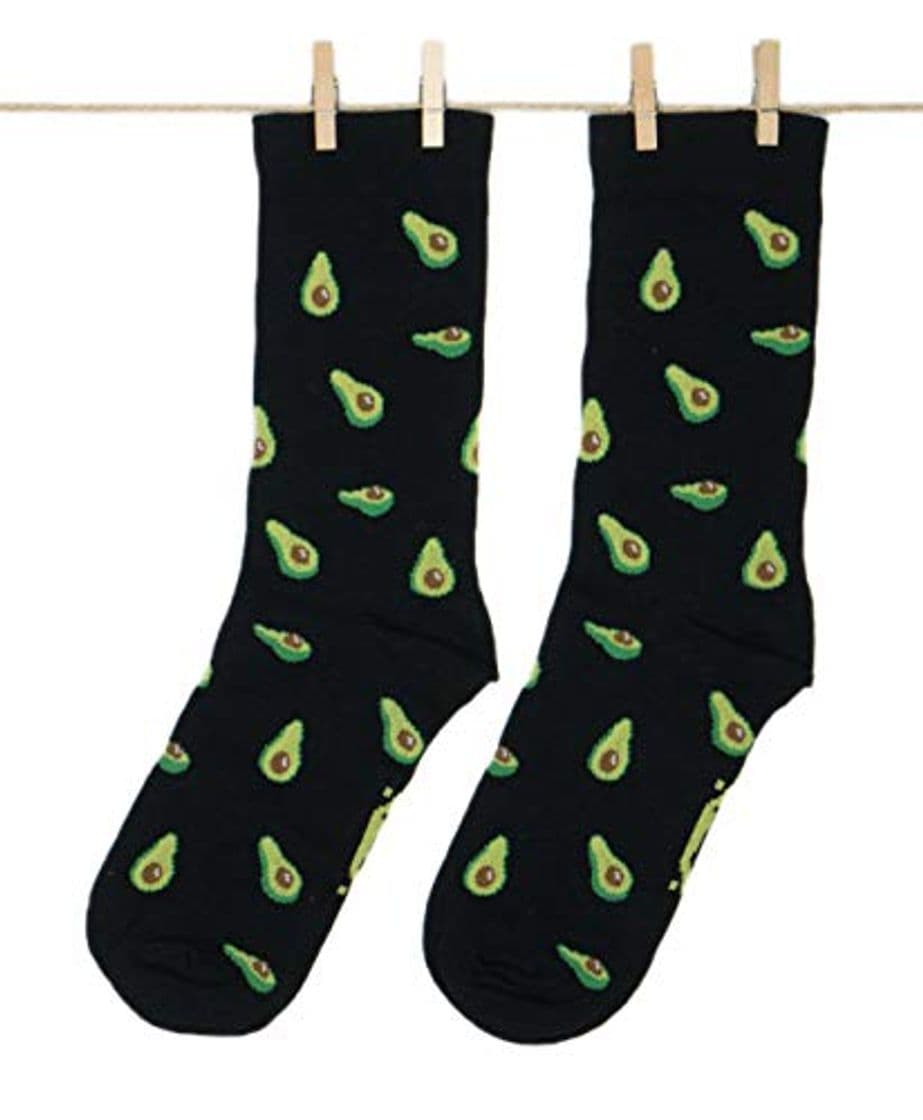 Moda Roits Aguacates Negros - Calcetines Originales Hombre y Mujer