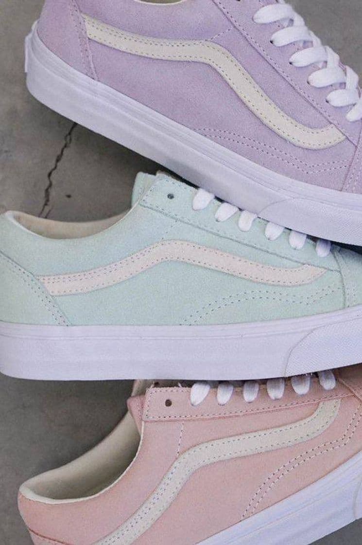 Fashion Tênis Vans tom pastel