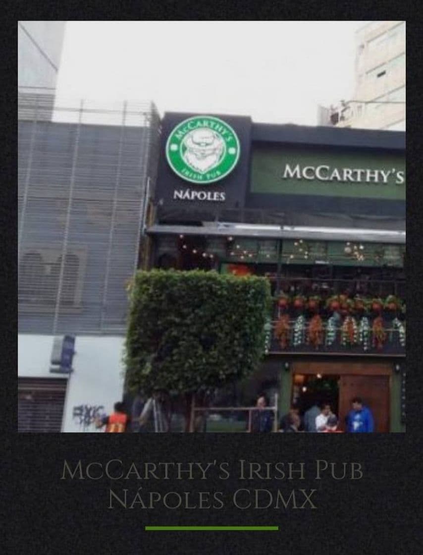 Restaurantes McCarthy's Irish Pub Nápoles